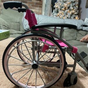 Our generations wheel chair and doll